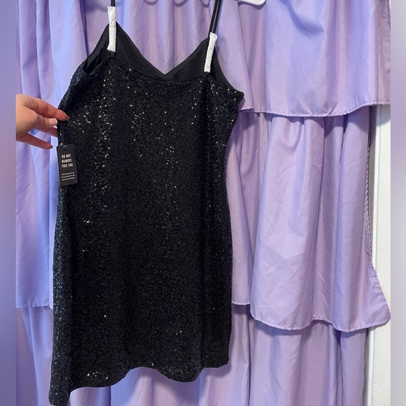 Black Sequin Dress - Picture 2 of 2
